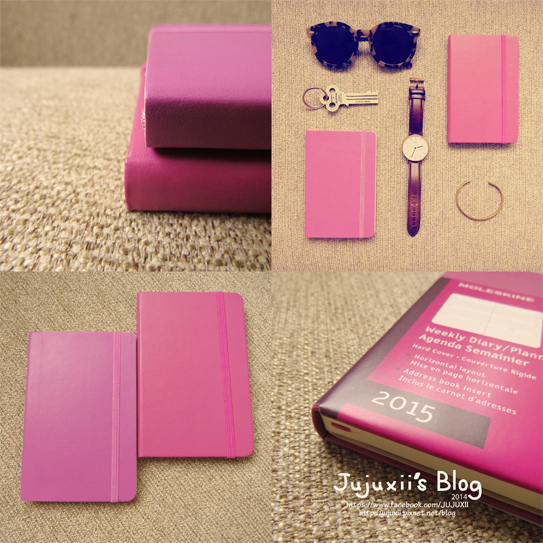 MOLESKINE 2015 Weekly Diary-Planner-Pink Pink32