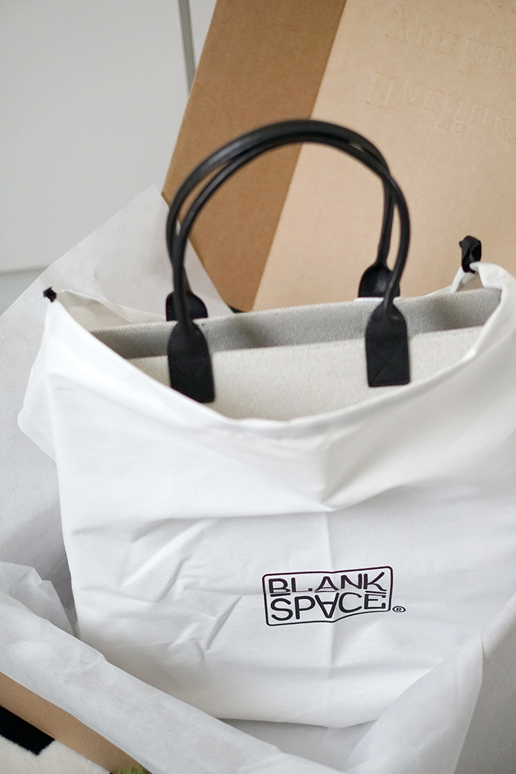 BLANK SPACE 純素皮革帆布托特包｜印製屬於自己的專屬包袋