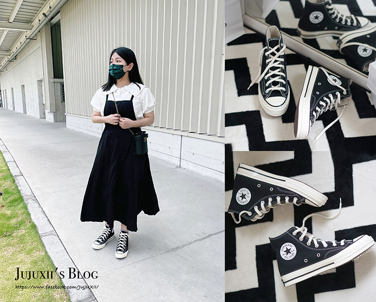 Converse 1970 黑色高筒帆布鞋尺寸選擇/穿搭分享 @Jujuxii&#039;s Blog