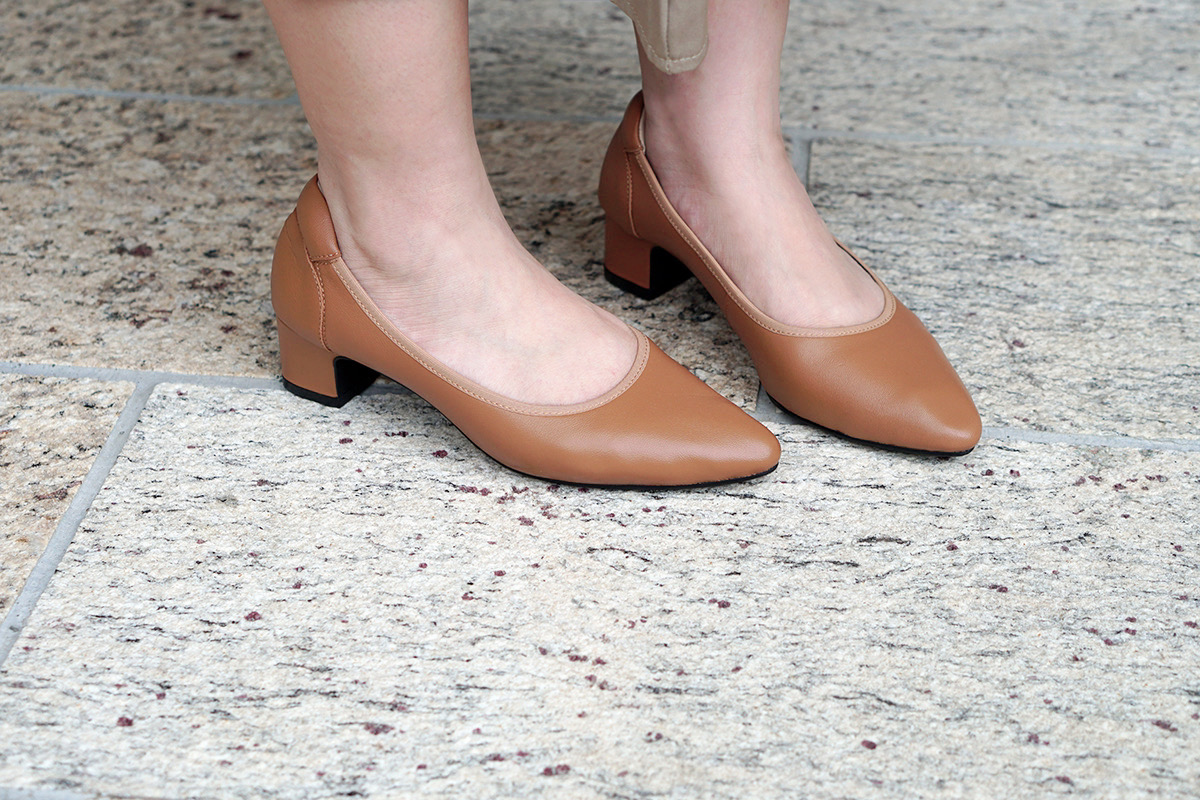Robinlo 真皮設計女鞋｜舒適柔軟OL鞋款3套穿搭分享