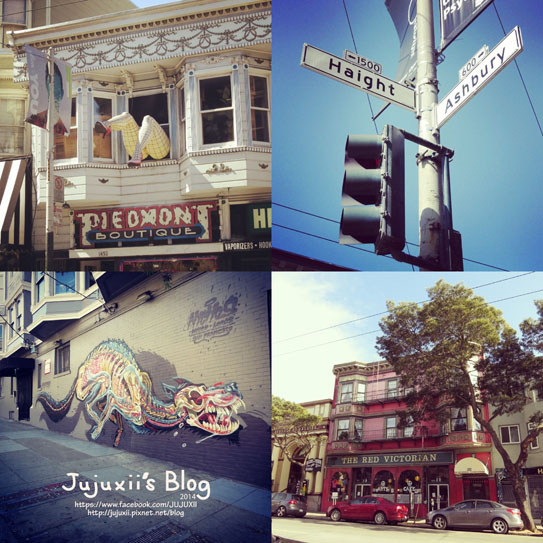 舊金山旅遊 富有特色又超好逛的嬉皮區 Haight &#038; Ashbury Streets(Hippie) @Jujuxii&#039;s Blog