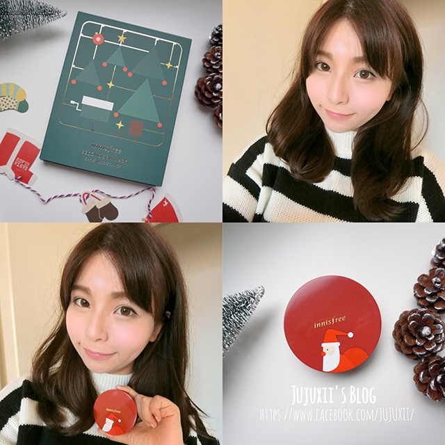 ::限量::Innisfree 令人瘋狂的聖誕限量氣墊粉餅!! 超可愛的聖誕致潤遮瑕氣墊粉凝霜企劃套組♥(文末小禮物) @Jujuxii&#039;s Blog
