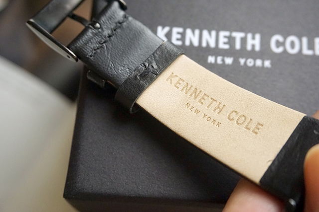 Kenneth Cole手錶 黑色白色男女對錶 28.JPG